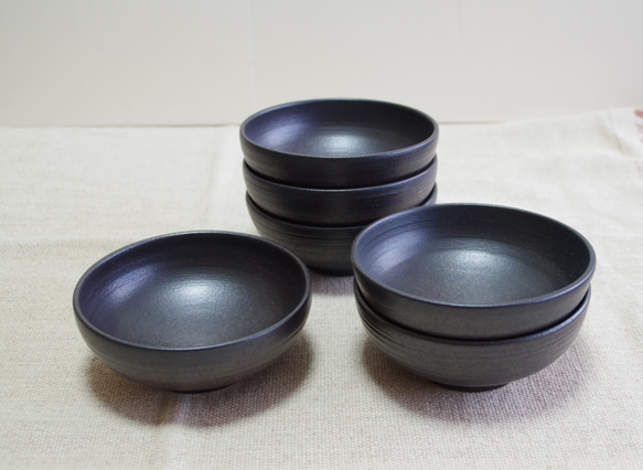 黒マットの取り鉢・ぼうる Φ11.0 2枚目の画像