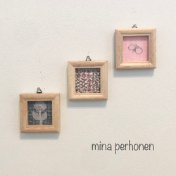 mina perhonen ミナペルホネン ファブリックパネル 3点セット