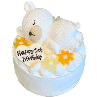 お眠りクマさん（豆乳クリーム）5号