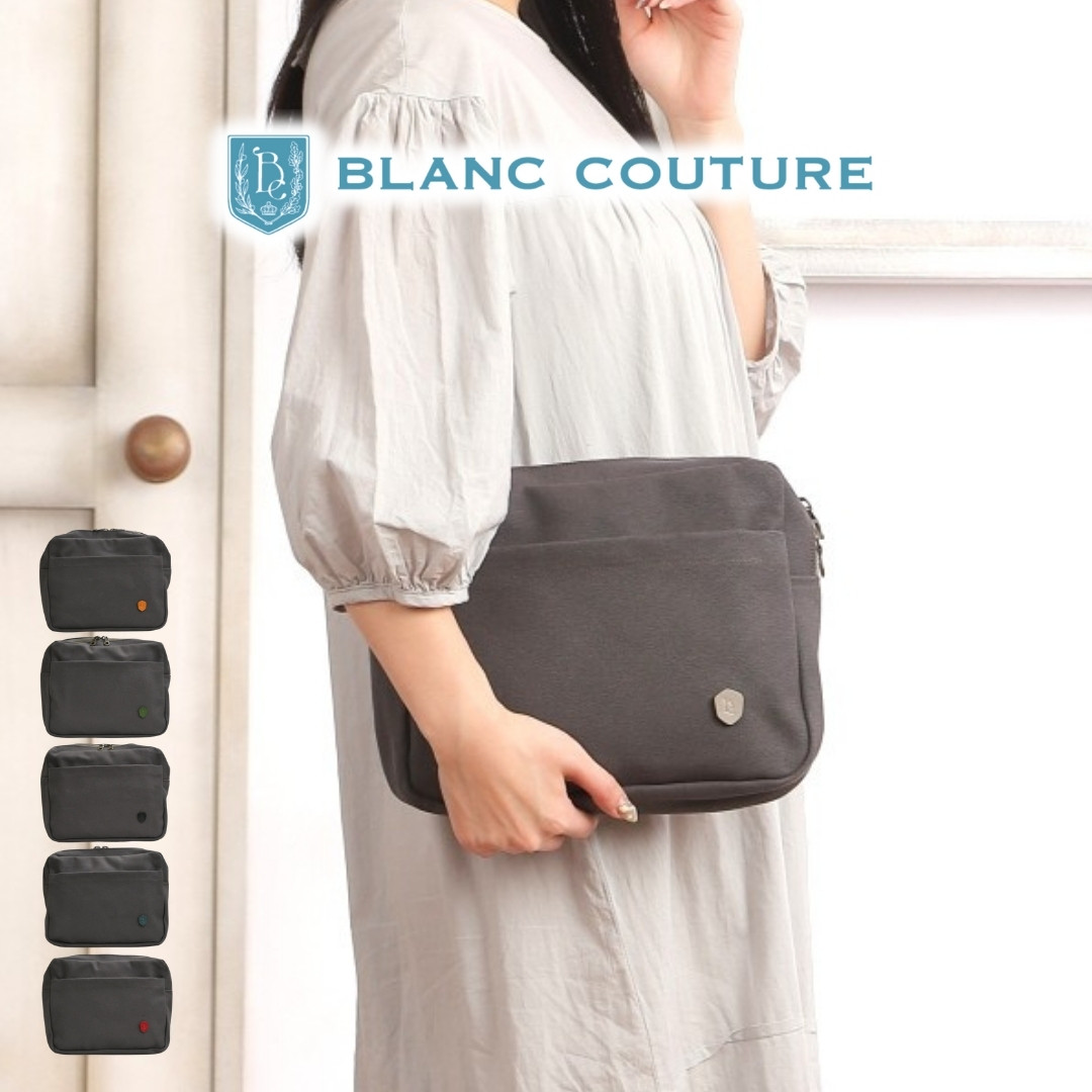 帆布クラッチバッグ チャコールグレー×本革持ち手 4,502円
