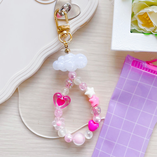 【220510d】ビーズ スマホストラップ キーホルダー ハンドメイド 韓国 220510d】ビーズ スマホストラップ キーホルダー ハンドメイド 韓国