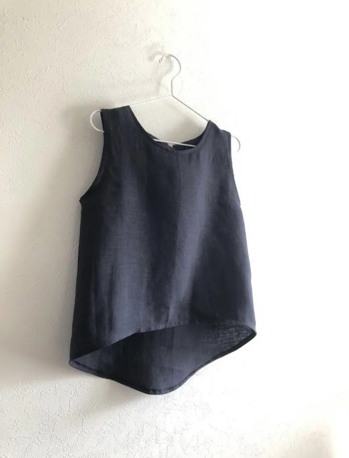 オーダー制作／ベルギーリネンノースリーブプルオーバー