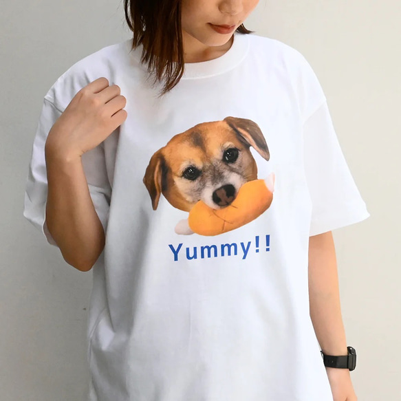 ペットの写真でつくる、世界にひとつのオーダーメイドTシャツ Tシャツ