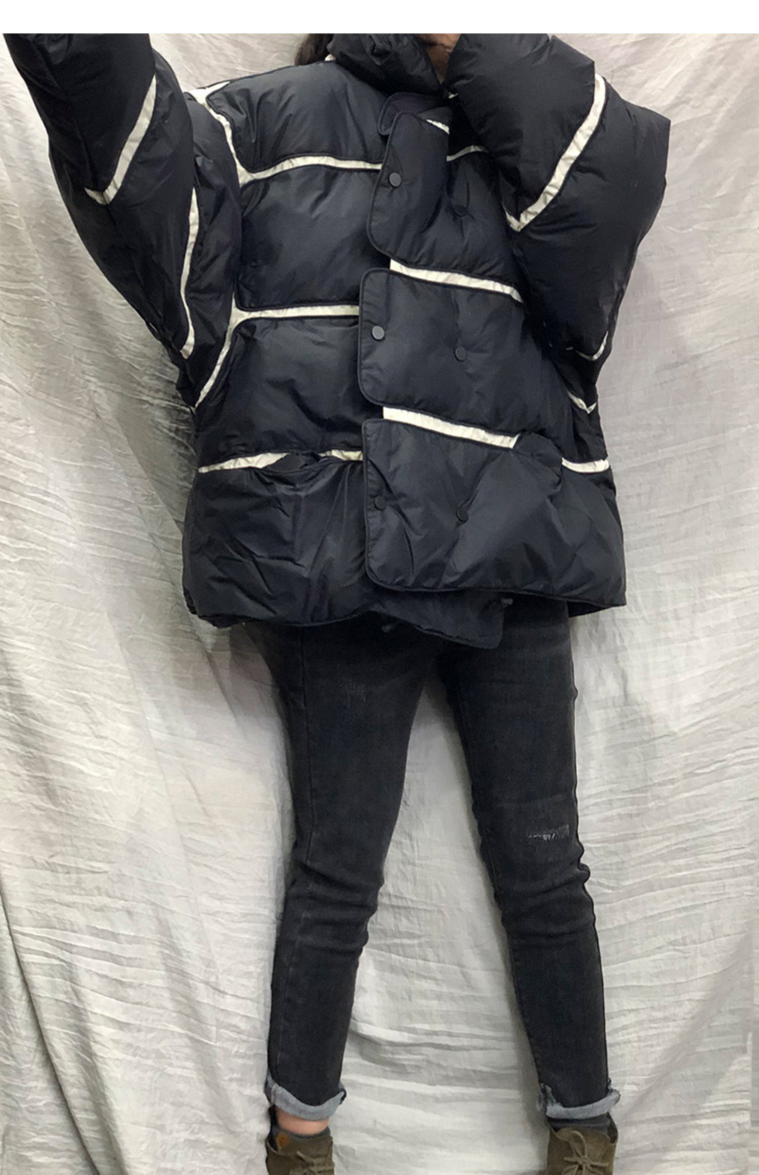 新型冬綿入れ女性用超火パン服女性用ショート丈ファッションゆったりサイズ厚手保温
