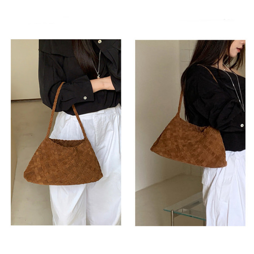 2025秋新作 本革トートバッグ レディース 手編み マットレザー