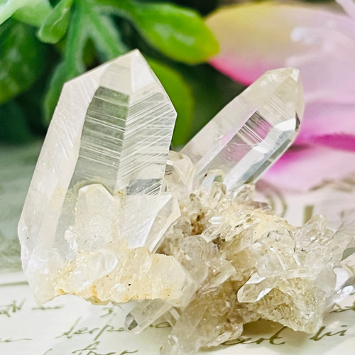 ゴールデンヒーラー　ヒマラヤ　マニカラン産　クラスター ゴールデンヒーラー ヒマラヤ マニカラン産 クラスター