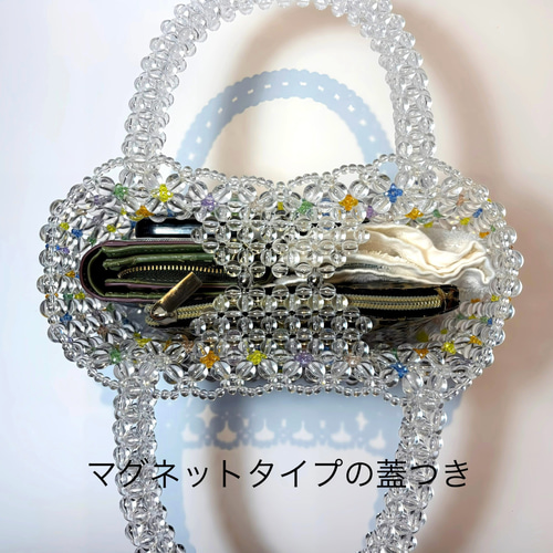 Rainbow Lace（レインボー・レース）ハンドバッグ【ビーズバッグ