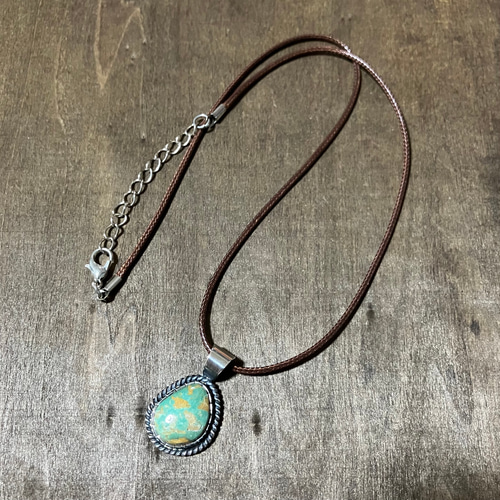 ナンバーエイト ターコイズ トルコ石 シルバー ネックレス