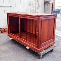 おしゃれな木製ドッグケージ かわいいドックハウス インテリア室内用犬