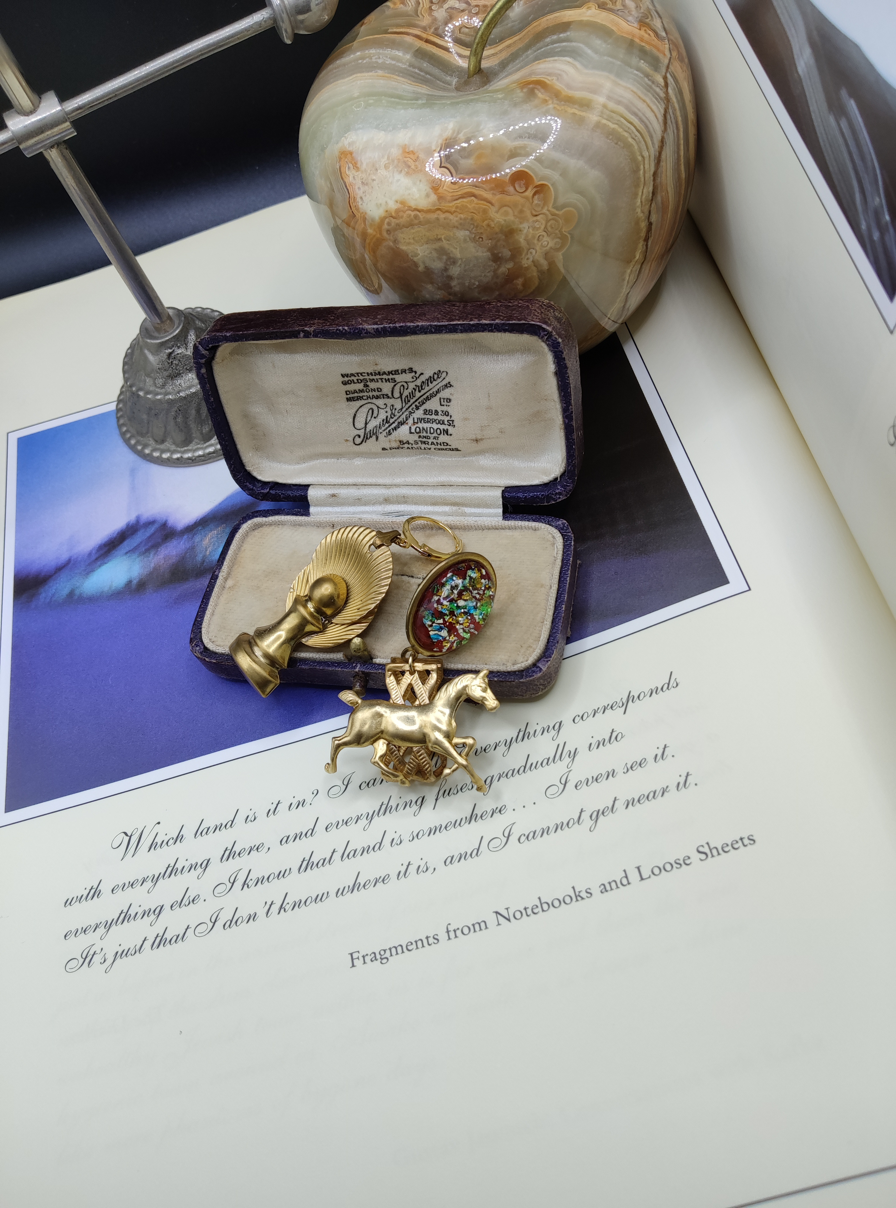 chess mesh ピアス