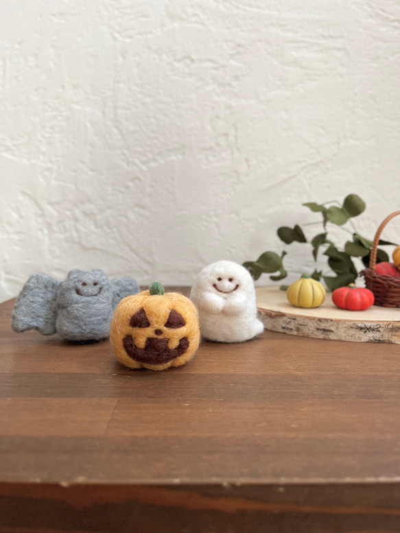 ハロウィンオーナメント 羊毛フェルト chiii-mimi 通販 19700321