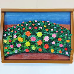 未来アート「横たわる裸婦」（クレイ絵画） 絵画 山川工房