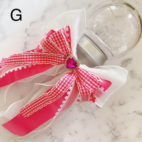 ペンライトリボン ペンラリボン キンブレリボン かわいい 大きい