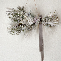 横向きスワッグ ナチュラル ドライフラワー 横長スワッグ スワッグ