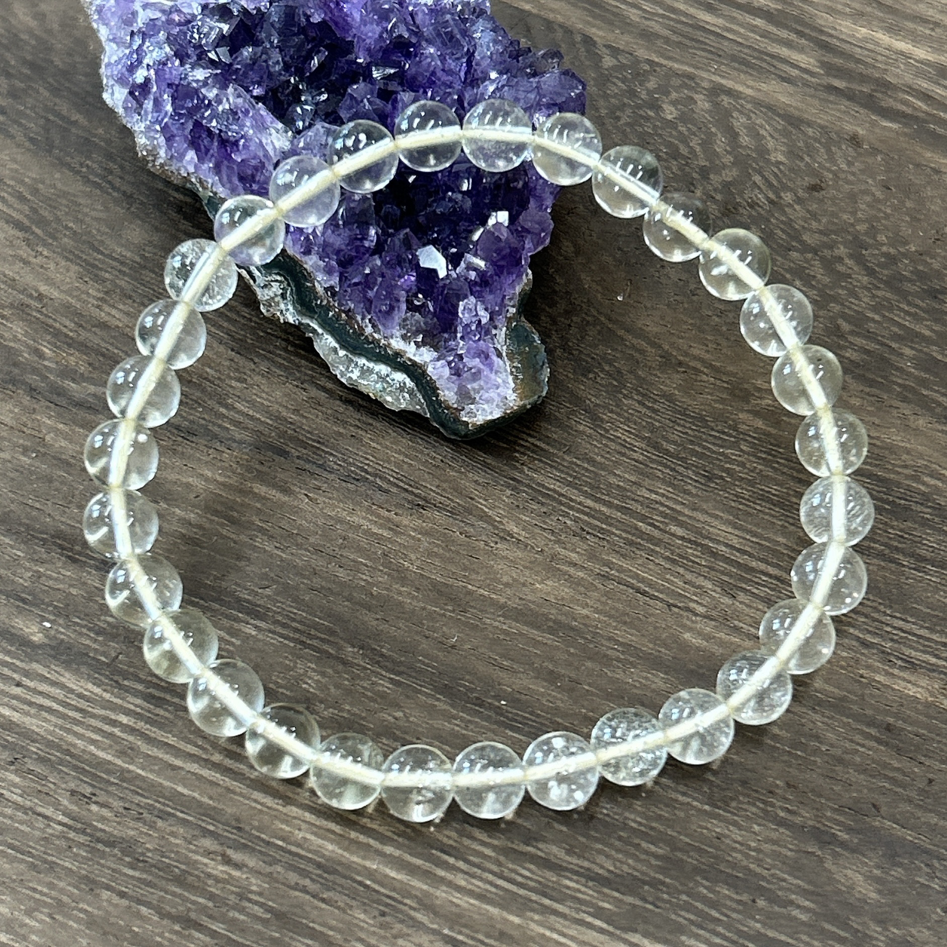 【トップクラス】リビアングラス♪6ミリ♪隕石♪天然石♪天然石ブレスレット♪