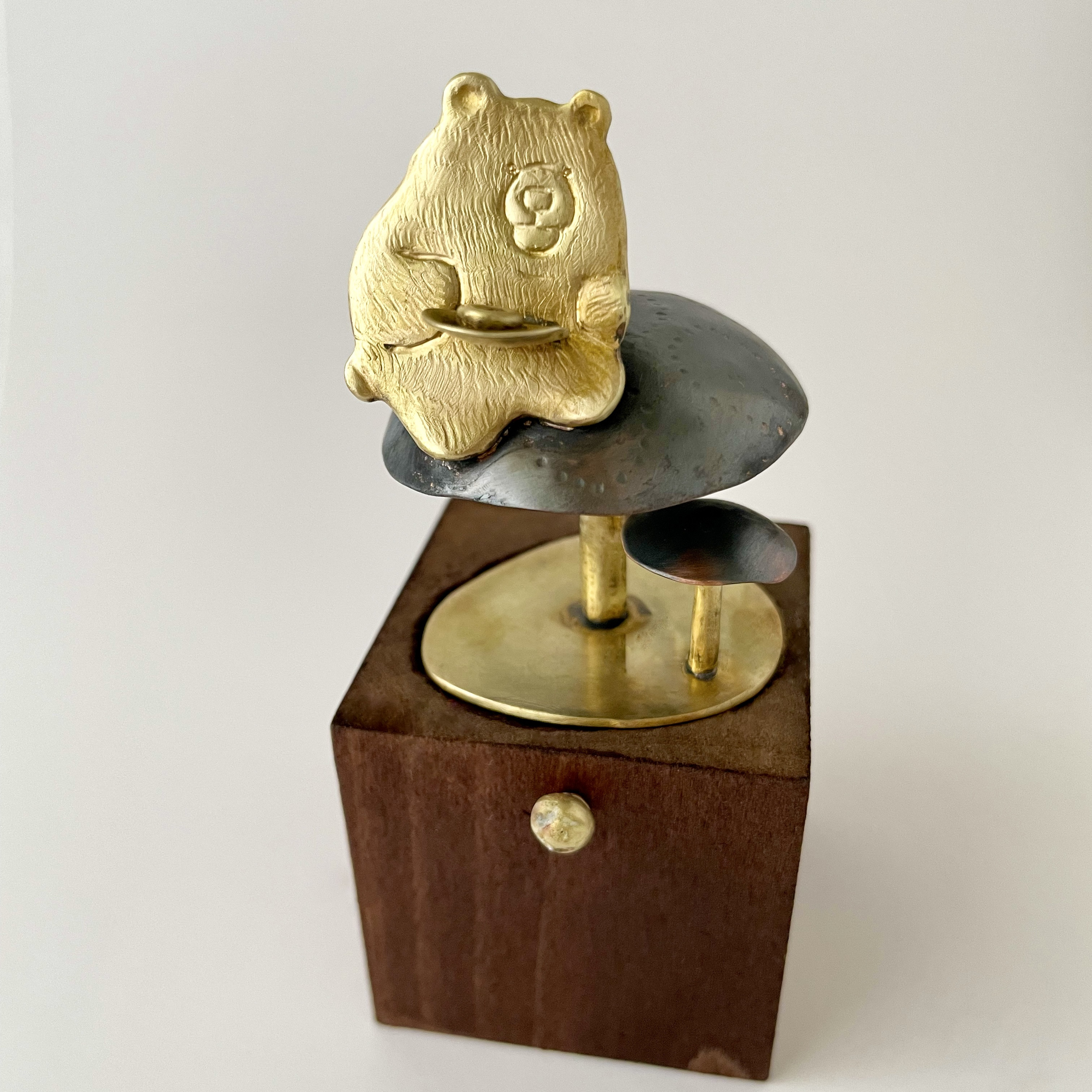 「夢のドーナッツ☆」クマのオブジェ