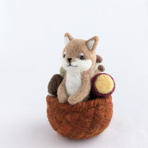 専用ページ　秋作品柴犬　羊毛フェルト 専用ページ 秋作品柴犬 羊毛フェルト