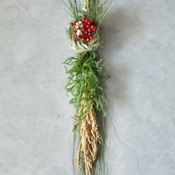 流木 スワッグ ドライフラワー 壁掛け ドライフラワー TSUBAME flower