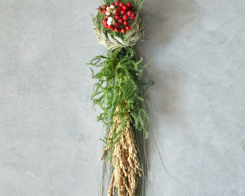 松と南天のしめ飾り お正月飾り 2026 しめ縄・しめ飾り wildswag 通販