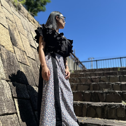 大島紬ボレロ、巻きスカートセット