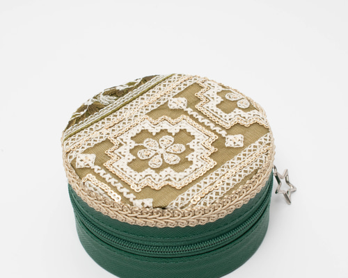 ヴィンテージファブリック インド刺繍 インテリア ボックス 【公式通販】