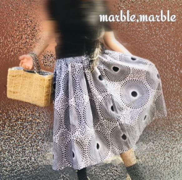 着丈約85cm アフリカンスカート　アフリカ布　アフリカンファブリック　アフリカンバティック　ギャザースカート　サークル