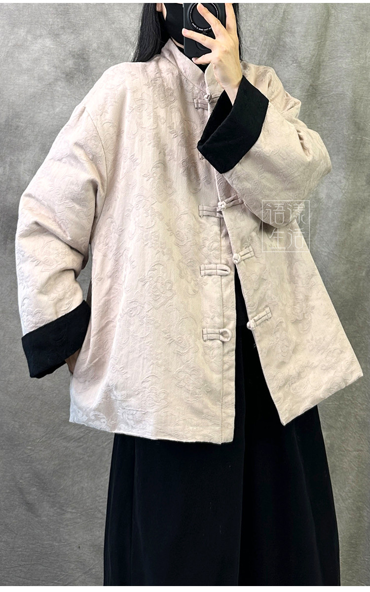 レトロな国風新中式コート綿入れ 9,516円