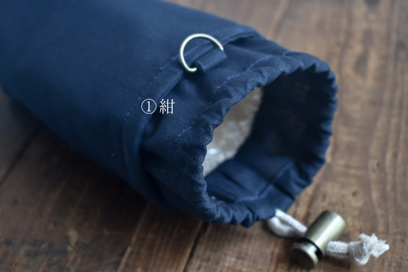 洗える保冷保温ペットボトルカバー(綿麻) 6枚目の画像