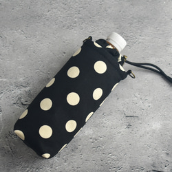 スリム・洗える保冷保温ペットボトルカバー（水玉） 6枚目の画像