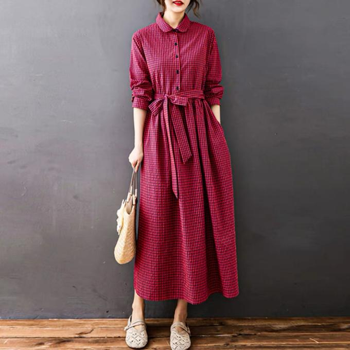 秋の新作、ワンピース、長袖、レディース、 ゆったり、春