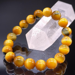 ピースアンバー(琥珀)・10mm・ブレスレット ブレスレット 天然石ohana