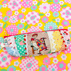 マーガレットアンドソフィーのパッチワークバッグ ボストンバッグ