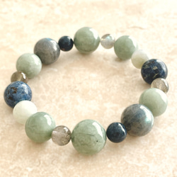 母岩付きブルーカルセドニー＋ピンクアメシスト＋ブルーレースの