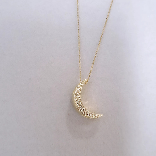 18金 三日月 ペンダントトップ リバーシブル】 K18三日月 三日月