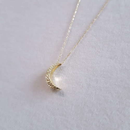 18金 三日月 ペンダントトップ リバーシブル】 K18三日月 三日月