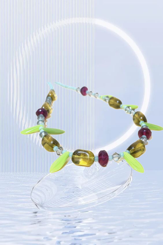 ヨーロッパビーズネックレス