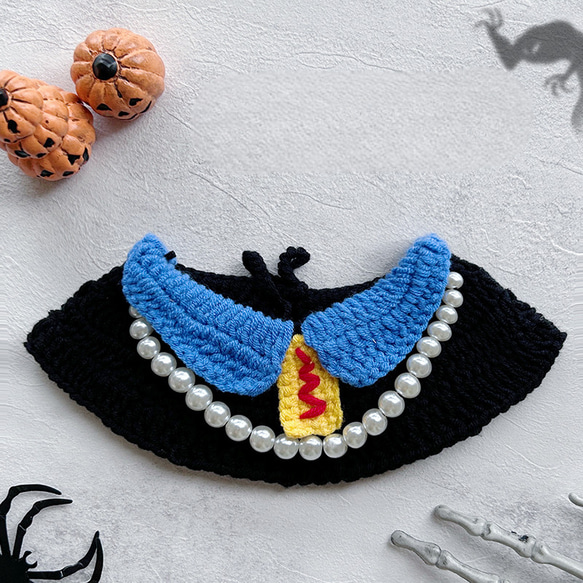 蒼様専用、ハロウィン、ストライプアリス(ブラック)わんちゃん猫ちゃん