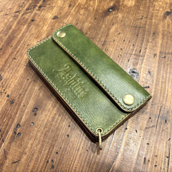 トラッカーウォレット　TW01-GR 緑　グリーン　長財布　本革 トラッカーウォレット TW01-GR 緑 グリーン 長財布 本革 長財布