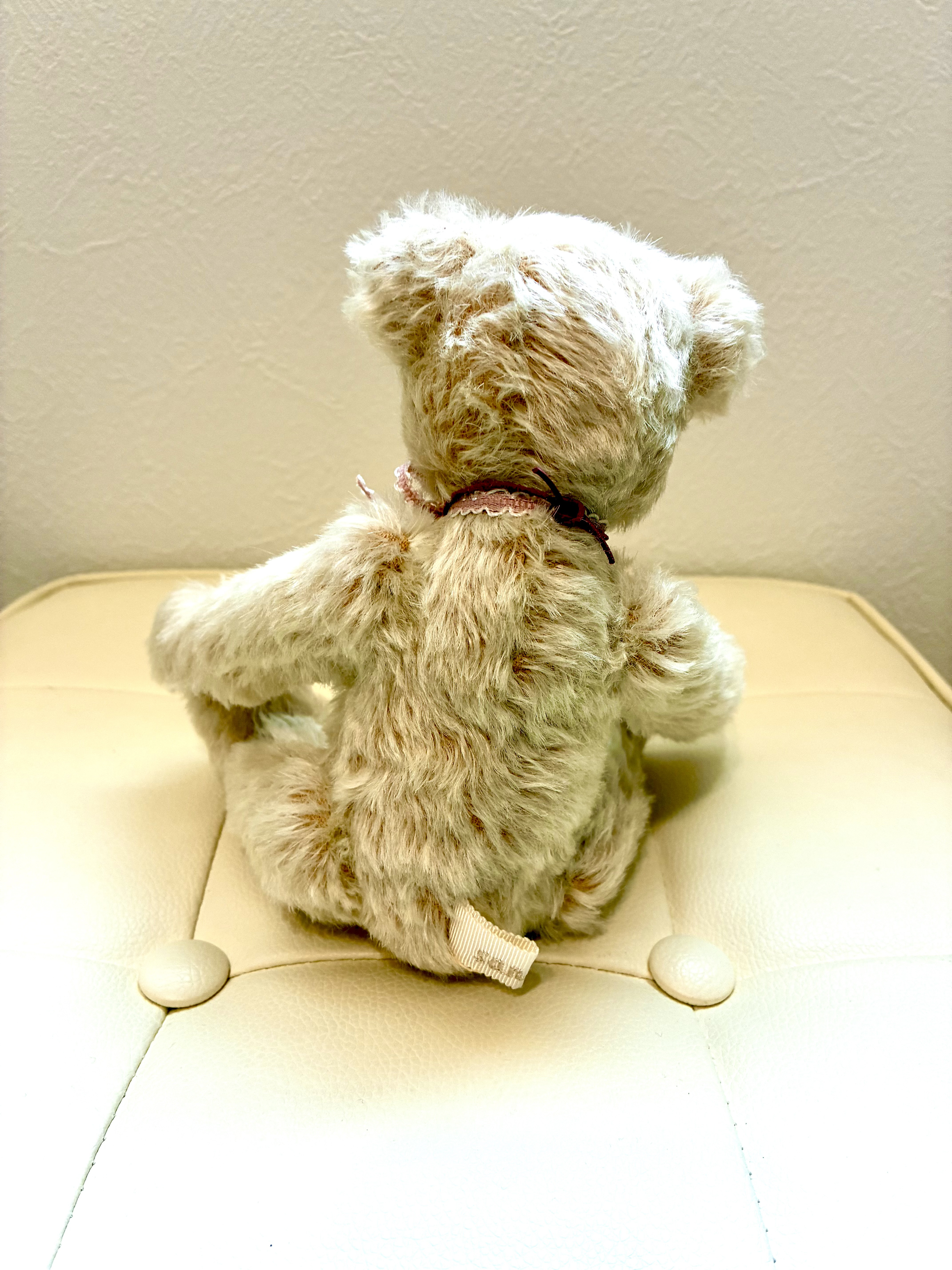 ライトアメジストの瞳のテディベア　〜24cm〜