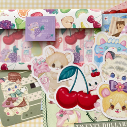 蛇腹ファイル♡おすそ分けファイル　purple♡미미 0fe7c0683b0432f433f840ff10ee35