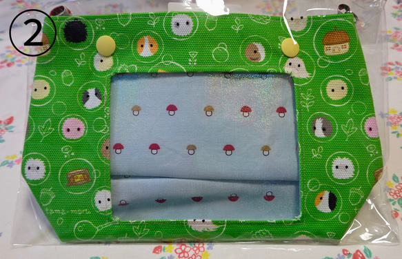 推し活ポーチ✨たまモル柄 3枚目の画像