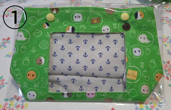 推し活ポーチ✨たまモル柄 2枚目の画像