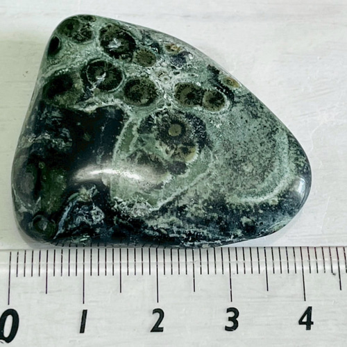 大地の石✿ カンババジャスパー クロコダイル 原石 タンブル 握り石