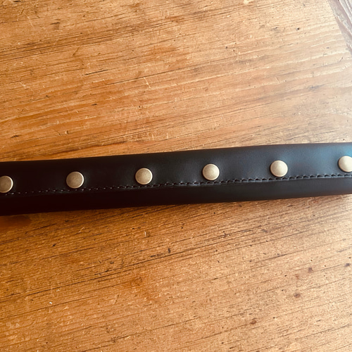 Jimny (ja22)用☆助手席アシストグリップカバー(黒ヌメ革)送料込