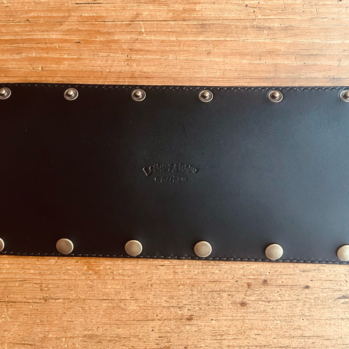 Jimny (ja22)用☆助手席アシストグリップカバー(黒ヌメ革)送料込