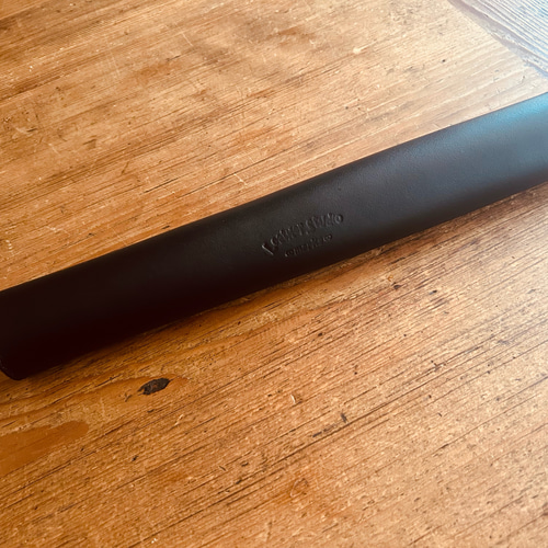 Jimny (ja22)用☆助手席アシストグリップカバー(黒ヌメ革)送料込