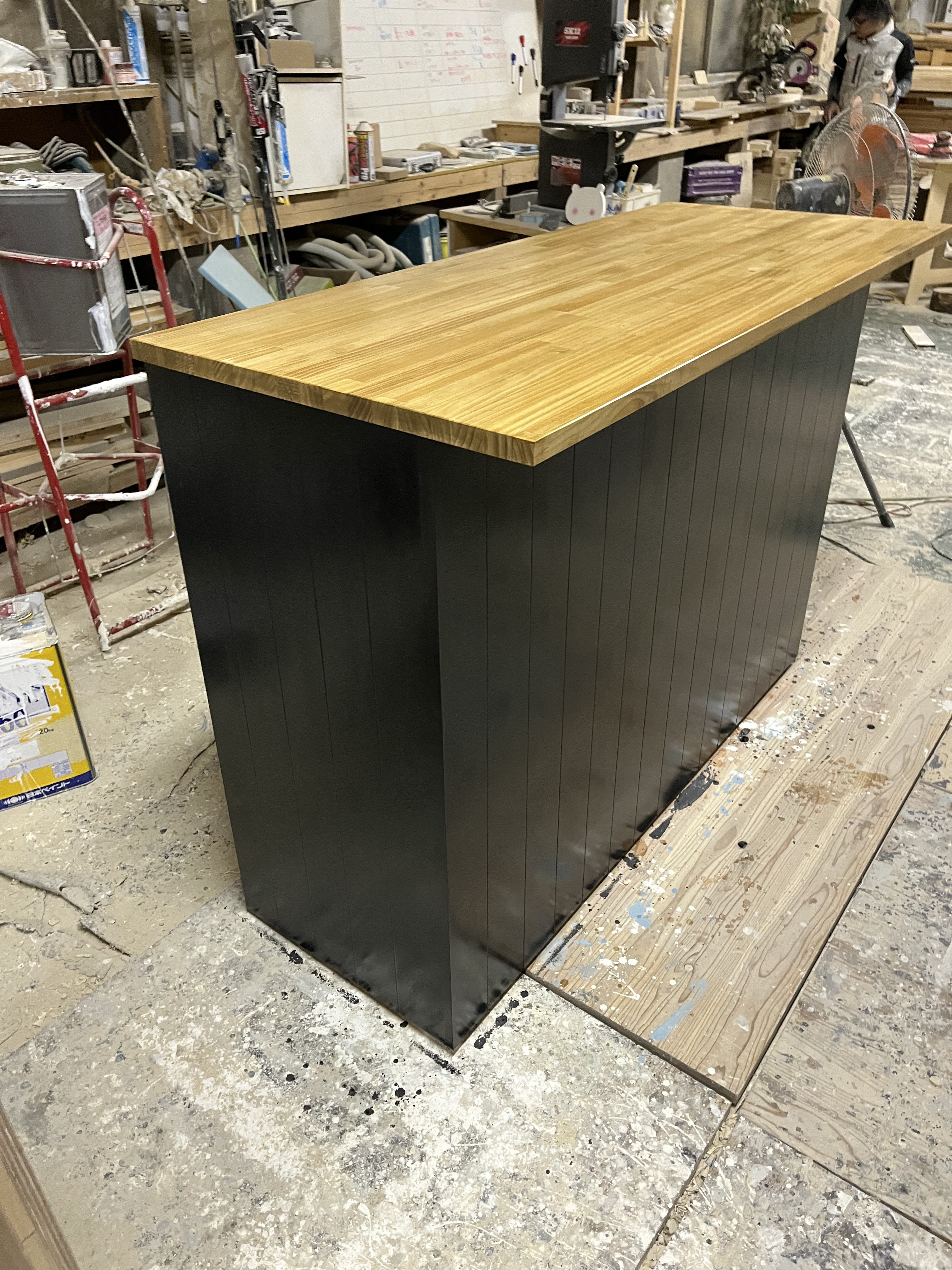 キッチンカウンター　受付カウンター　レジカウンター