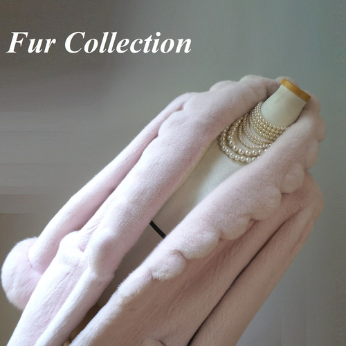 気品と愛らしさを☆ベビーピンクのミンクコート新品1点物 上質なリアル