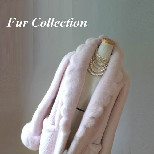 気品と愛らしさを☆ベビーピンクのミンクコート新品1点物 上質なリアル