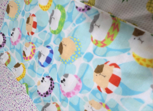 モルモット柄✨クールスカーフ 4枚目の画像